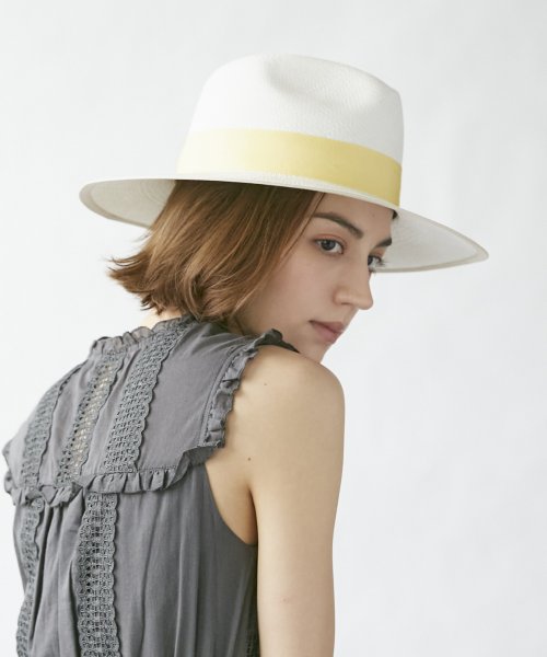 Chapeaud'O(Chapeaud’O)/Chapeau d' O Color Panama Fedora/イエロー