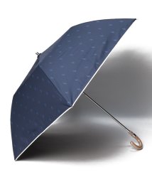 POLO RALPH LAUREN(umbrella)(ポロラルフローレン（傘）)/晴雨兼用折りたたみ日傘　ロック刺繍/ディープブルー