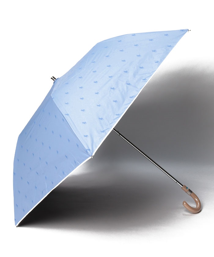 晴雨兼用折りたたみ日傘　ロック刺繍