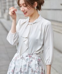 tocco closet(トッコクローゼット)/ボウタイアクセサリー付きブラウス/Ivory