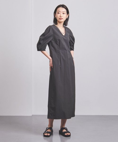 United Arrows N パフスリーブ ｖネック ワンピース W ユナイテッドアローズ United Arrows Magaseek