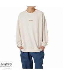 MAC HOUSE(men)(マックハウス（メンズ）)/PEANUTS SNOOPY トレーナー 2315015－Z/アイボリー