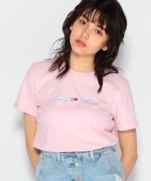 TOMMY JEANS(トミージーンズ)/Pastel Collection ロゴTシャツ/ピンク