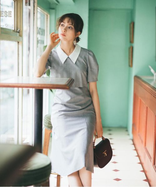 レイヤード風襟付ワンピース ジルバイジルスチュアート Jill By Jillstuart Magaseek レイヤード風襟付ワンピース ジルバイジルスチュアート Jill By Jillstuart Magaseek