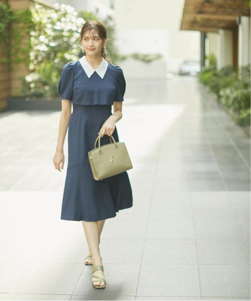 レイヤード風襟付ワンピース ジルバイジルスチュアート Jill By Jillstuart Magaseek