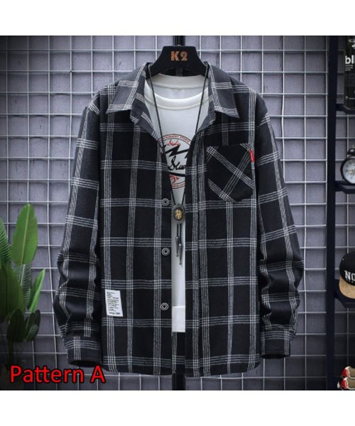 セール メンズ ファッション ネルシャツ レディース 男女兼用 長袖 開襟 カッターシャツ チェックシャツ シャツ 春物 秋物 マウマウ ファッション Mowmow Fashion Magaseek