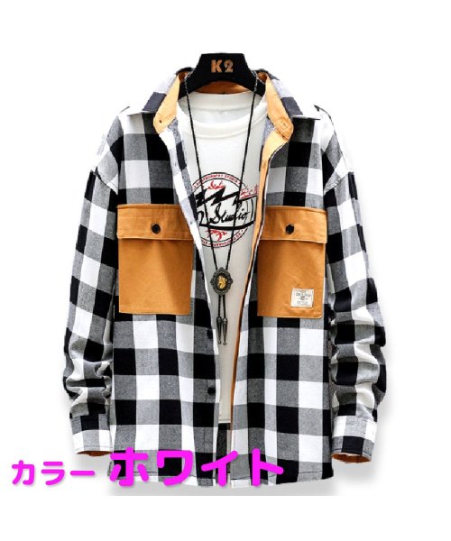 メンズ ファッション 長袖 おしゃれ チェック カジュアル アメカジ ストリート 春 秋 冬 Men Ls0024 マウマウ Mowmow Magaseek