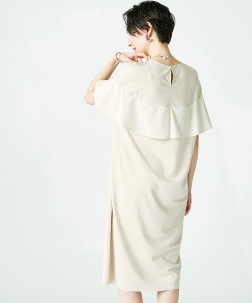 セール Web限定 バックフリル異素材使いワンピース ノーリーズ Nolley S Magaseek