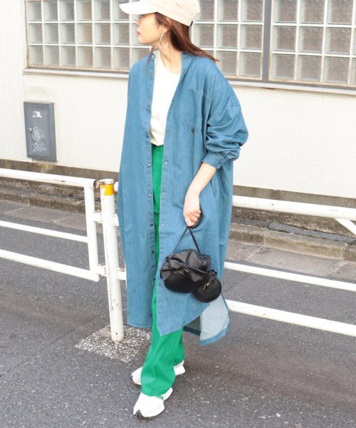 Web限定 Wild Things ワイルドシングス シェルテック デニムシャツワンピース フレディアンドグロスター Fredy Gloster Magaseek