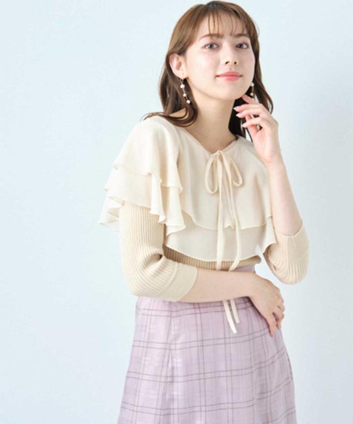 210円 訳あり ウィルセレクション WILLSELECTION ブラウス フレンチスリーブ クルーネック フリル シアー チェック M 白 ホワイト レディース 210円 訳あり ウィルセレクション WILLSELECTION ブラウス フレンチスリーブ クルーネック フリル シアー チェック M 白 ホワイト レディース