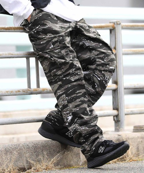 JIGGYS SHOP(ジギーズショップ)/Rothco(ロスコ) Digital Camo Tactical BDU Pants◆カーゴパンツ メンズ ミリタリー ワークパンツ ワイドパンツ おしゃれ /ブラック