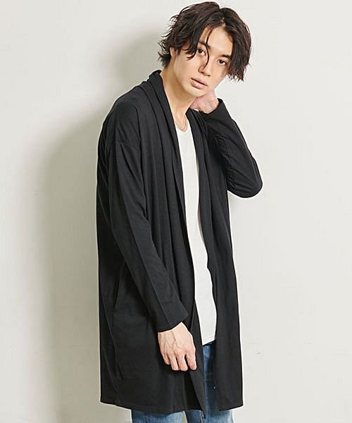 Cavaria 長袖天竺ボタンレスロングカーディガン メンズ ブランド 大人 きれいめ きれい目 シンプル カジュアル ファッション 無地 ボタンレス 薄手 サ キャバリア Cavaria Magaseek Cavaria 長袖天竺ボタンレスロングカーディガン メンズ ブランド 大人 きれいめ きれい目 シンプル カジュアル ファッション 無地 ボタンレス 薄手 サ キャバリア Cavaria Magaseek