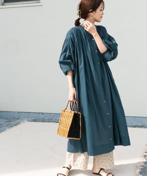 コットンボイルギャザーワンピース アーバンリサーチドアーズ Urban Research Doors Magaseek
