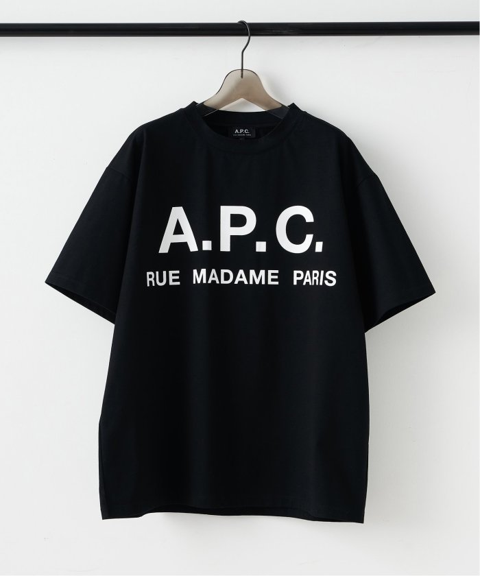 《5月分再予約》【A.P.C. / アーペーセー】別注 オーバーサイズ ロゴプリント Tシャツ