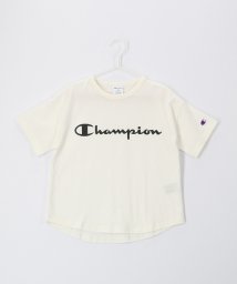 ROPE' PICNIC　KIDS(ロぺピクニックキッズ)/【KIDS】【Champion/チャンピオン】UNISEXオーバーサイズTシャツ/オフホワイト（15）