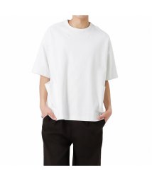 MAC HOUSE(men)(マックハウス（メンズ）)/URBAN COLLECTION アーバンコレクション 切替ガーデニングTシャツ MH/03824SS/ホワイト