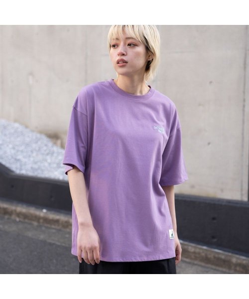 MAC HOUSE(women)(マックハウス（レディース）)/CAPTAIN STAG キャプテンスタッグ 持ち物リストプリントTシャツ 2287－3990D/パープル