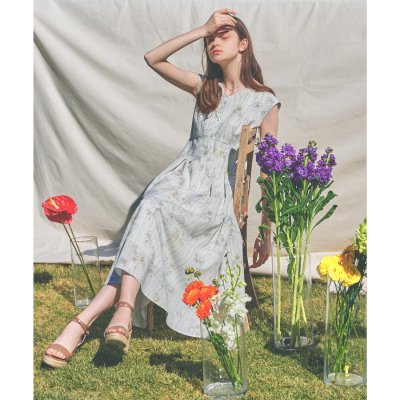 Noela／【WEB限定カラーあり】ペイントフラワーワンピース ／504577508