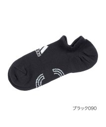 Adidas(アディダス)/福助 公式 靴下 レディース adidas(アディダス) サポート スニーカー丈 3134－52k<br>23－25cm ブラック 婦人 女性 フクスケ fuk/ブラック