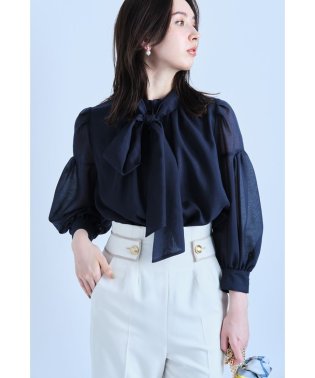 Mystrada/エアリーボウタイブラウス/504579414
