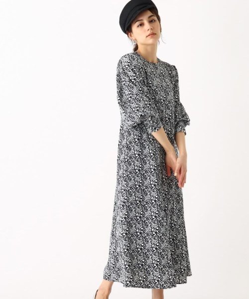 セール オペークドットクリップ Opaque Clip Petal De Opaque フラワープリント キリカエフレアワンピース Magaseek