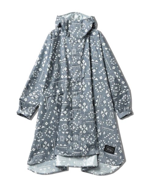 KiU(KiU)/KIU NEW STANDARD RAIN PONCHO/ダークグレー