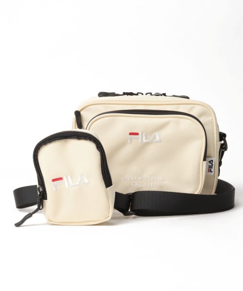FILA（Bag）(フィラ（バッグ）)/マルチポケット付き　EST1911　ショルダーバッグ/アイボリー