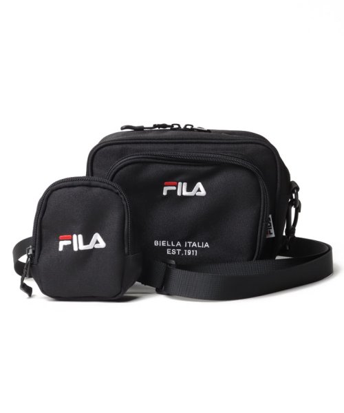 FILA（Bag）(フィラ（バッグ）)/マルチポケット付き　EST1911　ショルダーバッグ/ブラック