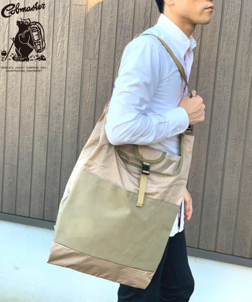 COBMASTER(COBMASTER)/COB MASTER/コブマスター　SF－CAVE SHOPPINGBAG M size/ベージュ