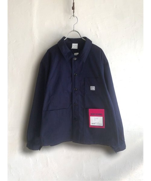 on the day(オンザデイ)/モンケメル/MONT KEMMEL COVERALL TC TWILL メンズ ブルゾン ライトアウター コート ビジネス カジュアル アウター 通勤 仕事 /ネイビー