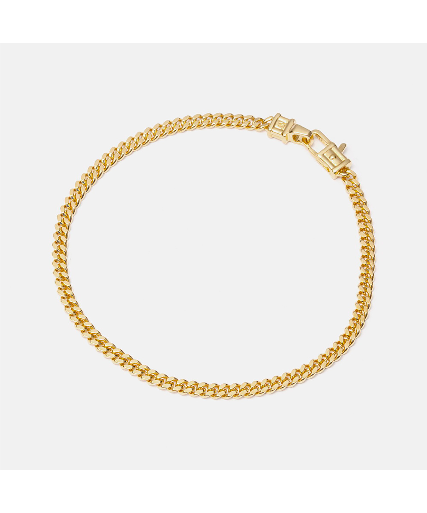 TOM WOOD curb chain gold bracelet トムウッド カーブチェーン ゴールド ブレスレット