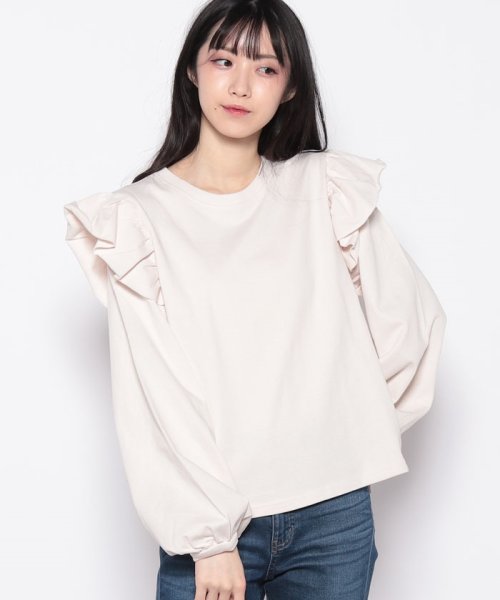 LEVI’S OUTLET(リーバイスアウトレット)/LMC RUFFLE TEE CRYSTAL GRAY/グレー