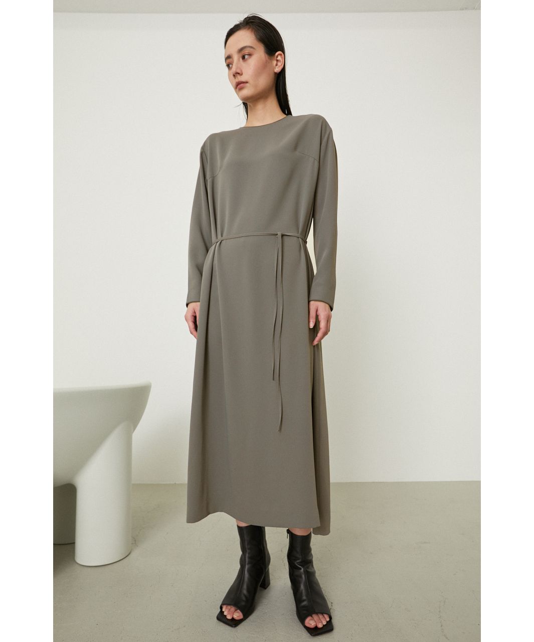 R－neck flare dress(504574015) | リムアーク(RIM.ARK) - MAGASEEK