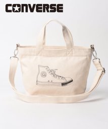 CONVERSE(コンバース)/CONVERSE CANVAS SNEAKERS PRINT 2WAY SHOULDER BAG/ｵﾌﾎﾜｲﾄ