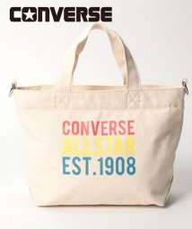 CONVERSE(コンバース)/CONVERSE CANVAS 1908 PRINT 2WAY SHOULDER TOTE BAG/オフホワイト