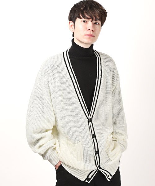 セール ライン入りvネックカーディガン カーディガン メンズ ニット ビッグシルエット Vネック リブライン ラグスタイル Luxstyle Magaseek セール ライン入りvネックカーディガン カーディガン メンズ ニット ビッグシルエット Vネック リブライン ラグスタイル Luxstyle Magaseek
