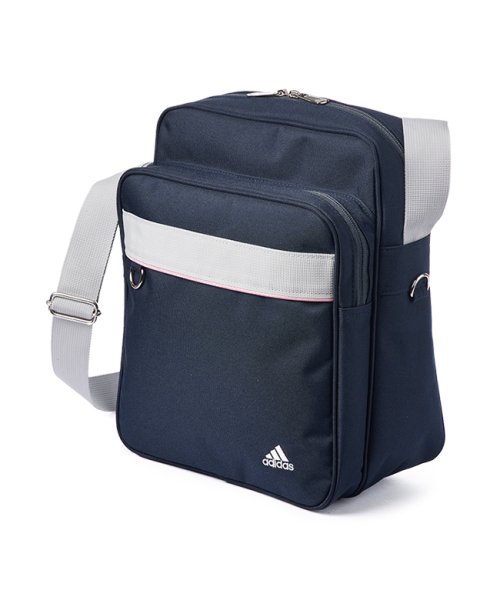 adidas(adidas)/アディダス スクールバッグ 軽量 11L A4 横浜型 横浜バッグ 小学生 中学生 高校生 通学 adidas 67176/ネイビー系1