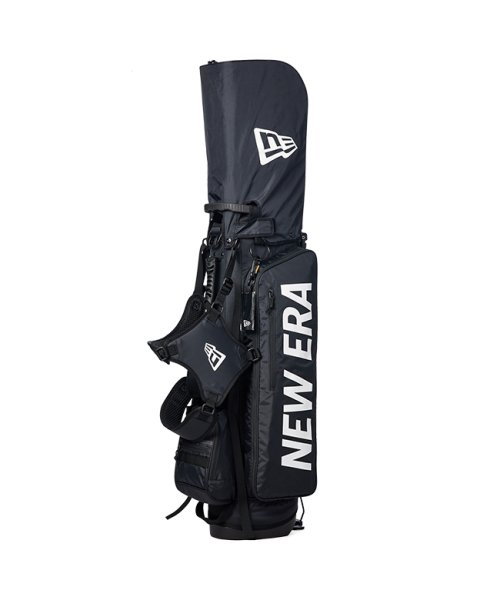 NEW ERA(ニューエラ)/ニューエラ new era ゴルフ キャディバッグ ゴルフバッグ スタンド セルフスタンド メンズ レディース 9型 48インチ GOLF sc－bag/ブラック系2