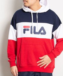 フィラ Fila Fila 配色切り替え裏毛プルパーカー フィラ パーカー メンズ 大きいサイズ ブランド プルパーカー 切り替え 切替 ロゴ プリント トップス 裏毛 ストリー Magaseek