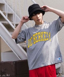 SB Select/NCAA カレッジロゴプリントクルーネック半袖ビッグTシャツ メンズ ブランド トップス インナー カットソー 半袖 クルーネック カレッジロゴ ロゴ プリント/504586373