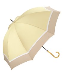 Wpc．(Wpc．)/【Wpc.公式】雨傘 ベーシックバンブーアンブレラ 58cm 晴雨兼用 レディース 長傘 /切り継ぎベージュ