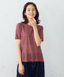 COMME CA ISM /麻混　ニットＴシャツ/504570750