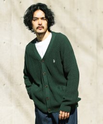 JIGGYS SHOP/US.POLO ASSN.(ユーエスポロアッスン) ブランド別注オーバーサイズニットカーディガン / メンズ ニット カーディガン cardigan ロング オ/504587110