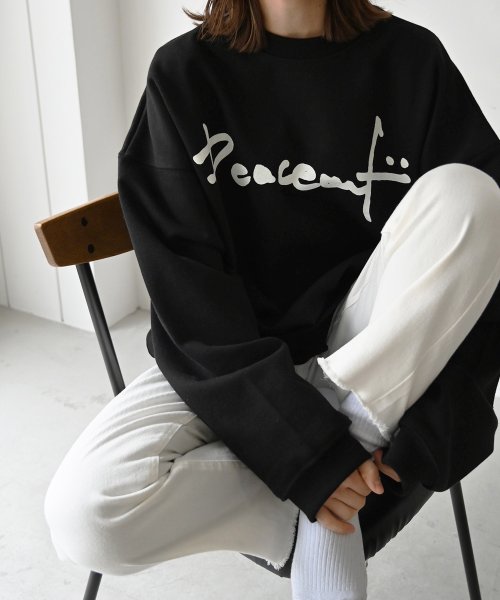 宅配便配送 Peace Enjoy ピースアウトエンジョイ Peaceout 裏毛トレーナー Out トップス Www Comisariatolosandes Com