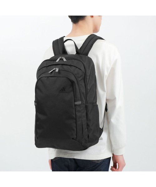 Adidas(アディダス)/アディダス リュック adidas リュックサック 27L 通学 通学リュック バックパック A4 B4 軽量 大容量 部活 スポーツ アウトドア 63365/ブラック