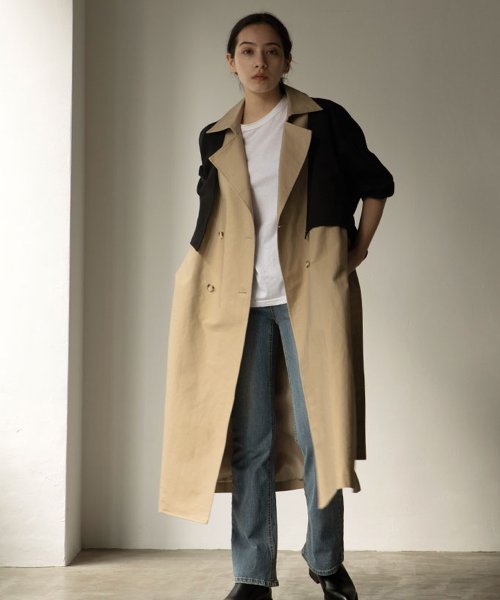 marjour(マージュール)/4WAY TRENCH COAT/ベージュ