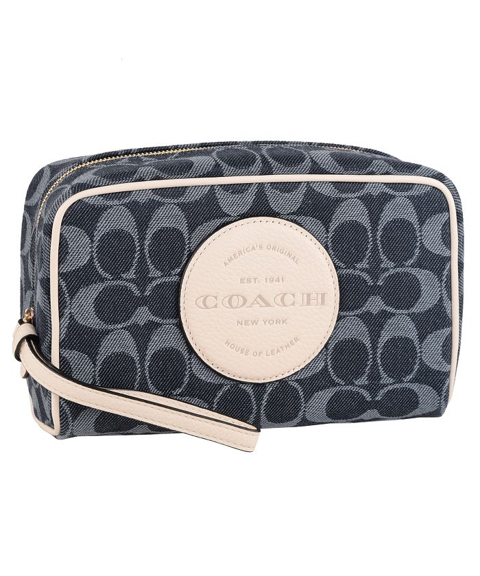 Coach コーチ DEMPSEY BOXY COSMETIC CASE 20 デンプシー ポーチ