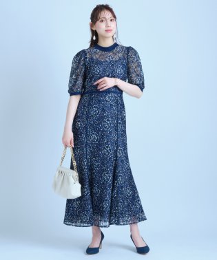 Mystrada/シャンブレーレースマーメイドドレス/504588199