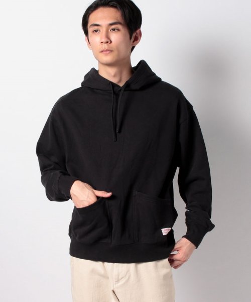 LEVI’S OUTLET(リーバイスアウトレット)/LR HOODED SWEATSHIRT CAVIAR/ブラック