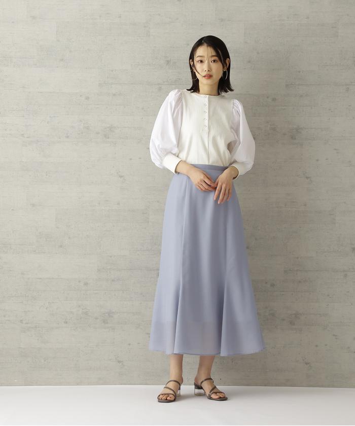 サス付マーメイドスカート Natural Basic Beauty Fashion Rakuten オレンジ スカート スカートその他 ナチュラルビューティベーシック ブラック ベージュ Salenew大人気 Beauty